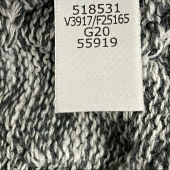 Lands’ End Drifter cable knit full zip gray sweater with pockets size L (14–16) - Picture 8 of 8